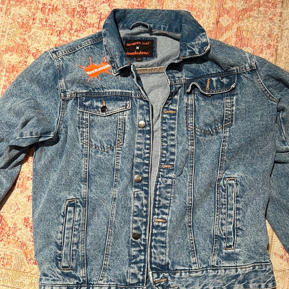 Members only Nickelodeon denim jacket